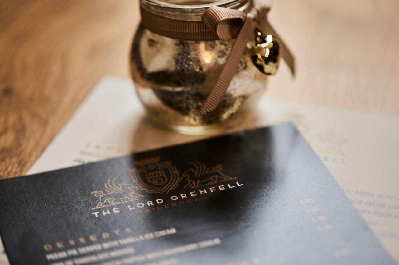 The Lord Grenfell Bed & Breakfast Maidenhead Bagian luar foto Menu